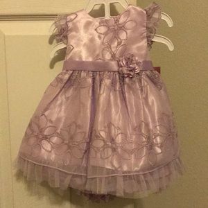 Lilac flower dress